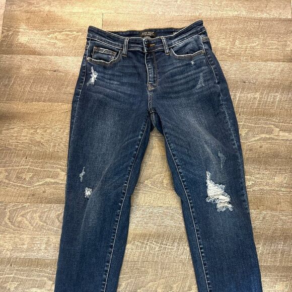 Judy Blue Denim - Judy Blue Size‎ 7/28 Slim Fit Distressed Jeans